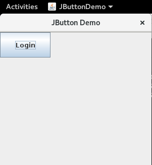Swing JButton with text