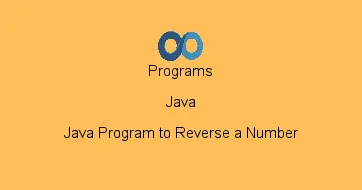 Java Program to Reverse a Number