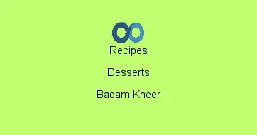 Badam Kheer