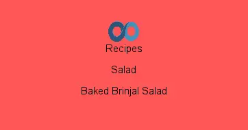 Baked Brinjal Salad