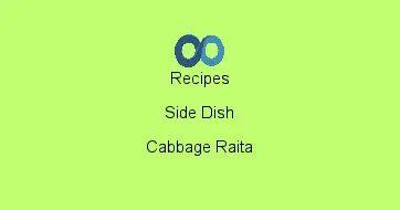 Cabbage Raita