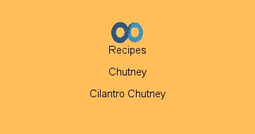 Cilantro Chutney