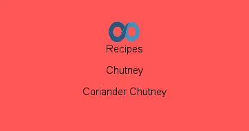 Coriander Chutney