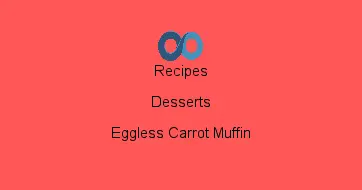 Eggless Carrot Muffin