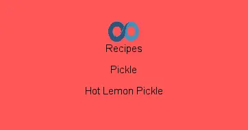 Hot Lemon Pickle