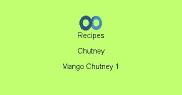 Mango Chutney 1