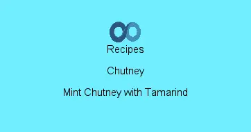 Mint Chutney with Tamarind
