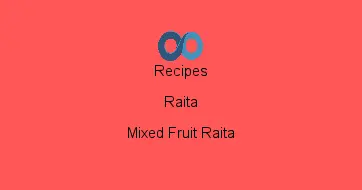 Mixed Fruit Raita