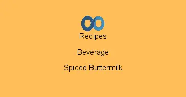 Spiced Buttermilk