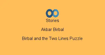 Birbal and the Two Lines Puzzle