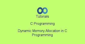 Dynamic Memory Allocation in C Programming