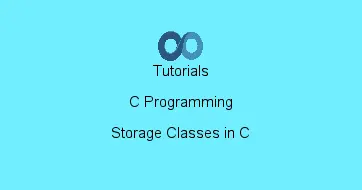 Storage Classes in C